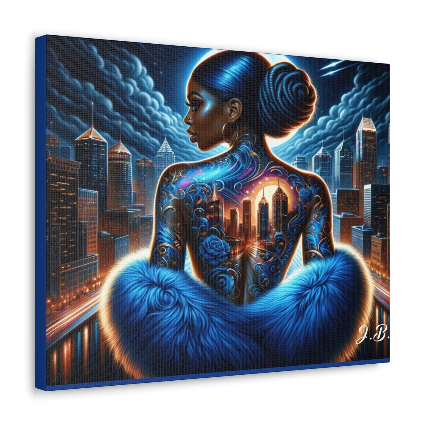 African American Blue Sky's Canvas Gallery Wraps Canvas Gallery Wraps