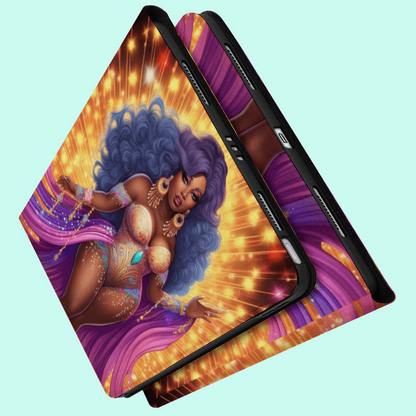 African American Women IPad Case with Apple Pencil Holder for iPad 2020 iPad Pro 2020/2021 and iPad 2020 Air4