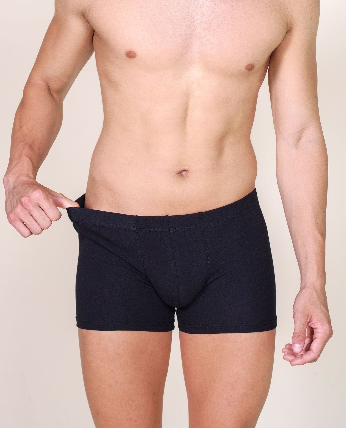 BASIC COTTON Premium Quality Italian Underwear Cotton Men's Boxers Without Fly. Proudly Made in Italy (984)