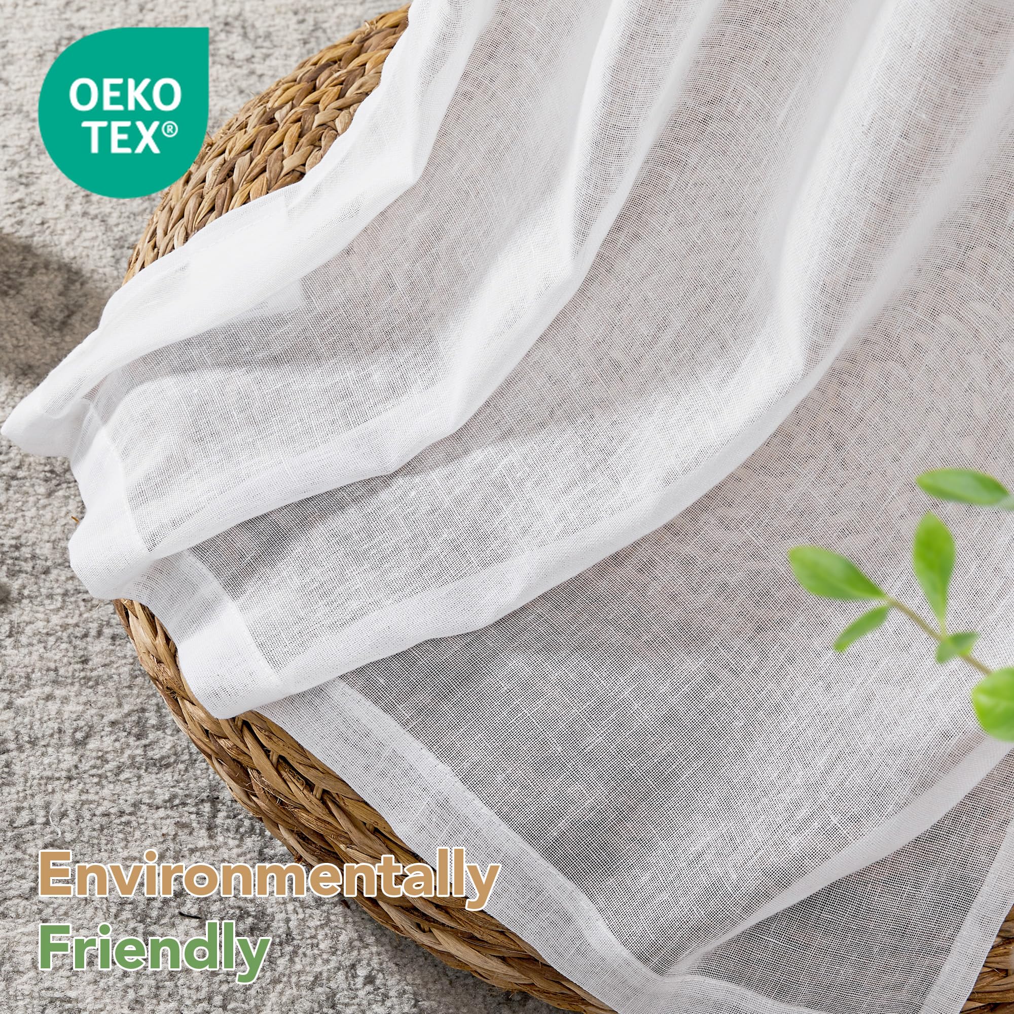 Natural Farmhouse Cafe Tier Curtains, 2 Panels