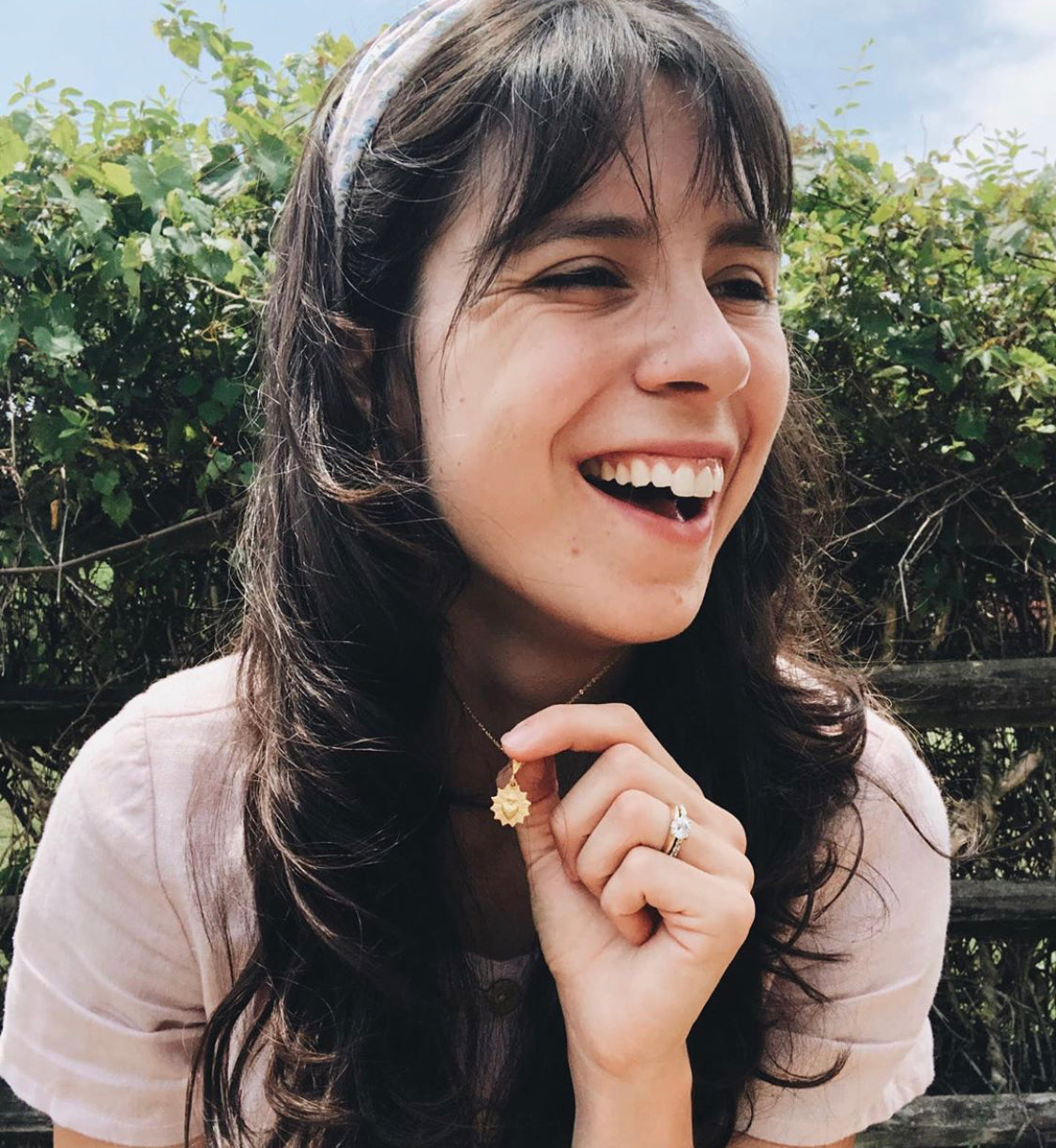 The Little Sacred Heart® Scalloped Necklace