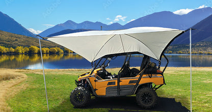 All Purpose Portable Vehicle Awning by Pahaque for Cars SUVs Trucks and Side by Sides