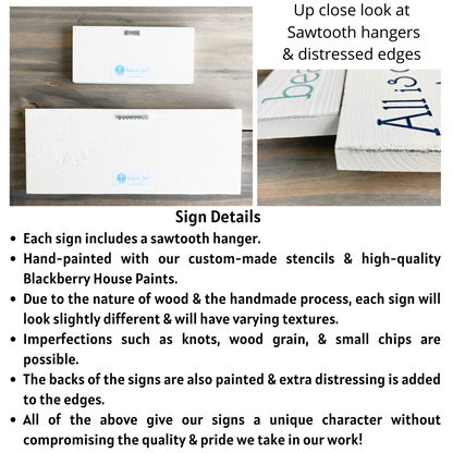 Noel Sea Turtle Sign