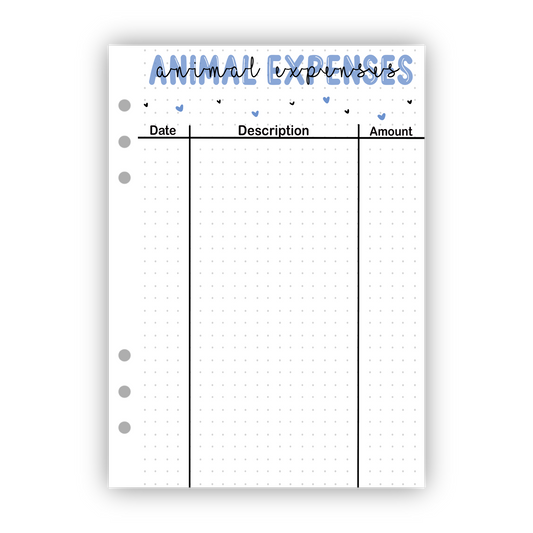Animal Expenses
