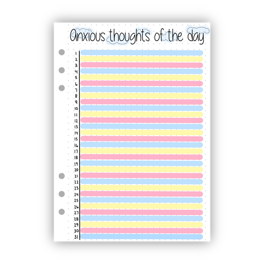 Anxious Thoughts Of The Day