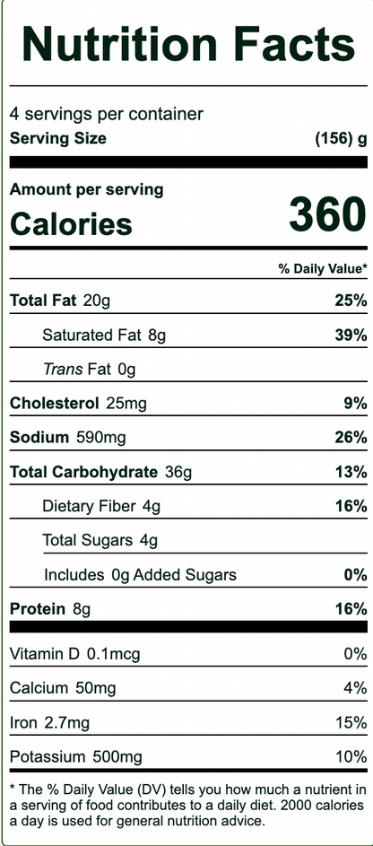Bacon "Cheez" Burger Breakfast Meat Buns (4-pack)