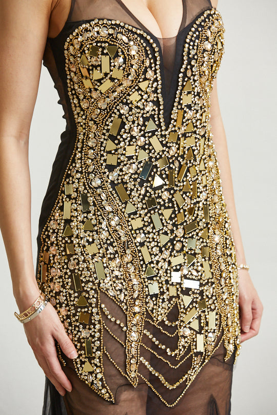 Mosaic Glimer Dress