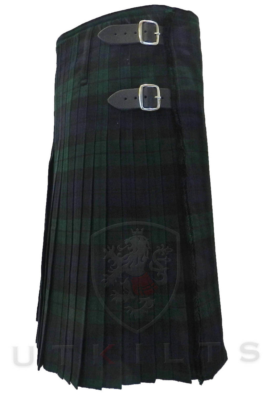 Traditional Kilt - Premium Wool, Black Watch