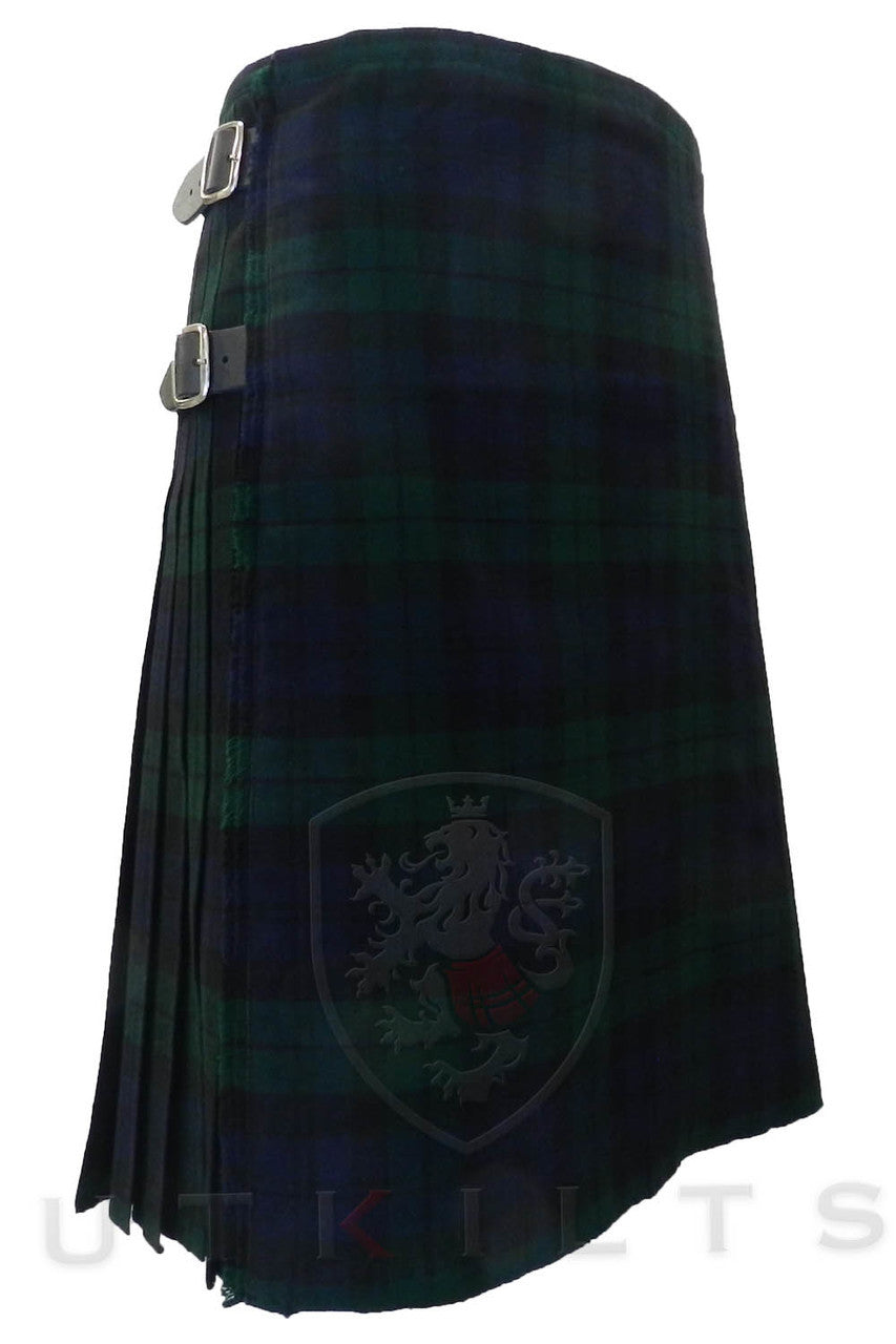 Traditional Kilt - Premium Wool, Black Watch