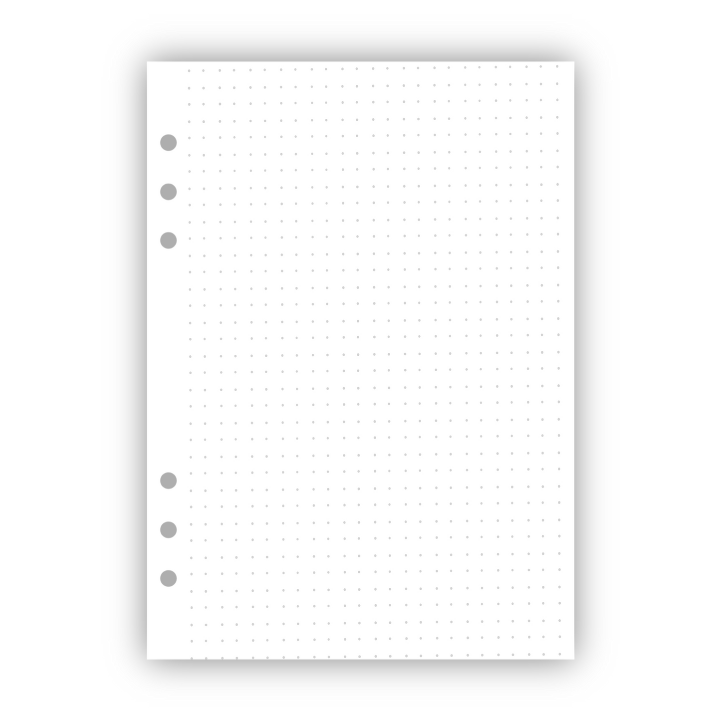 Blank Dot Grid Pages