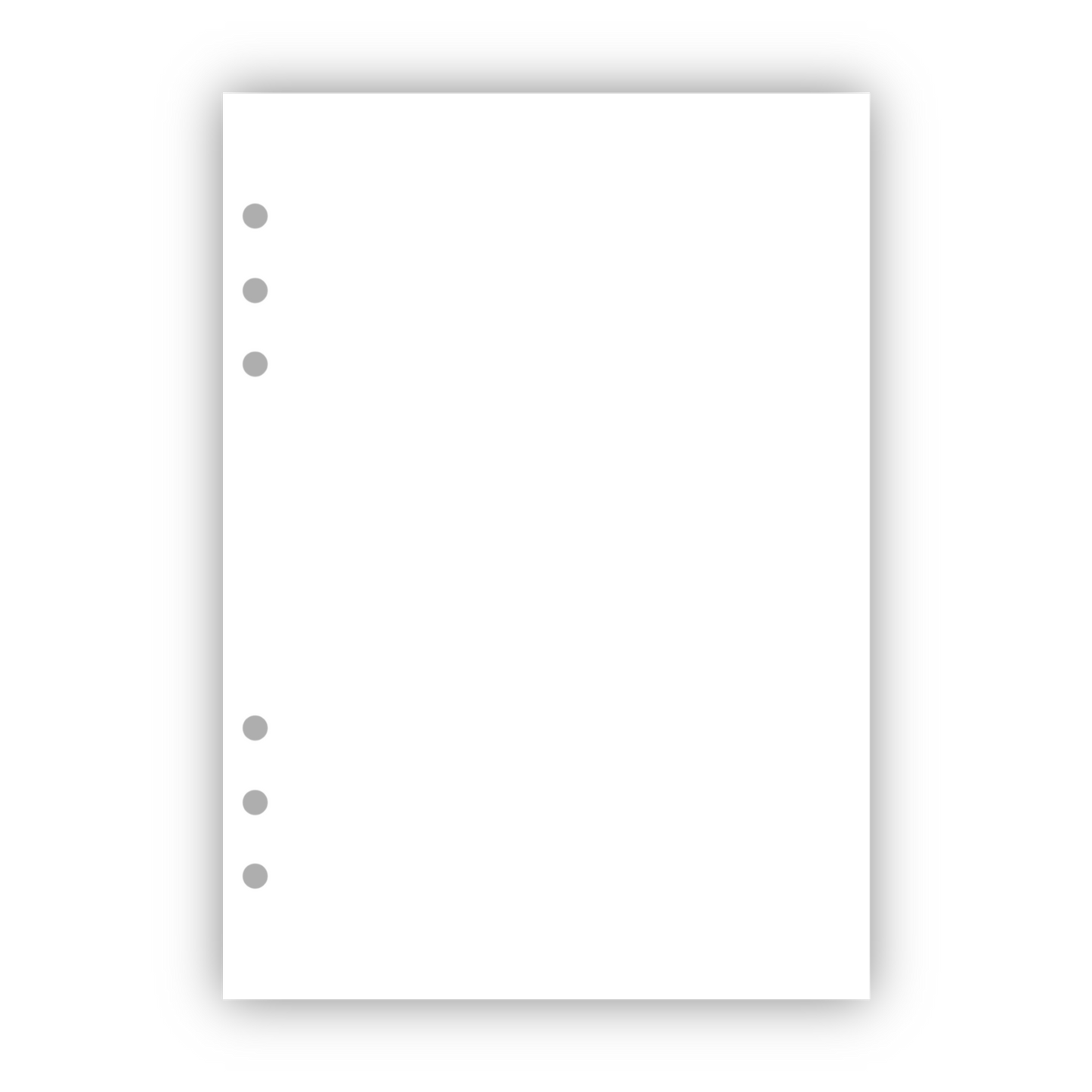 Blank Drawing Pages