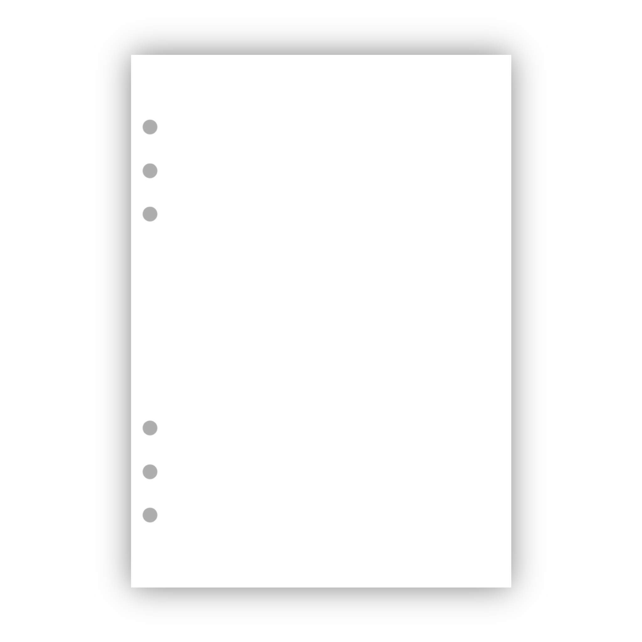 Blank Drawing Pages