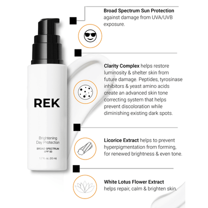 Brightening Day Protection – Daily Brightening SPF Moisturizer | REK Cosmetics