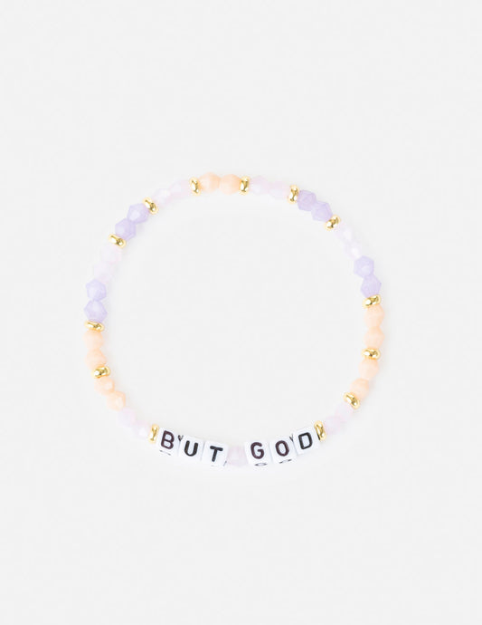 But God Letter Bracelet