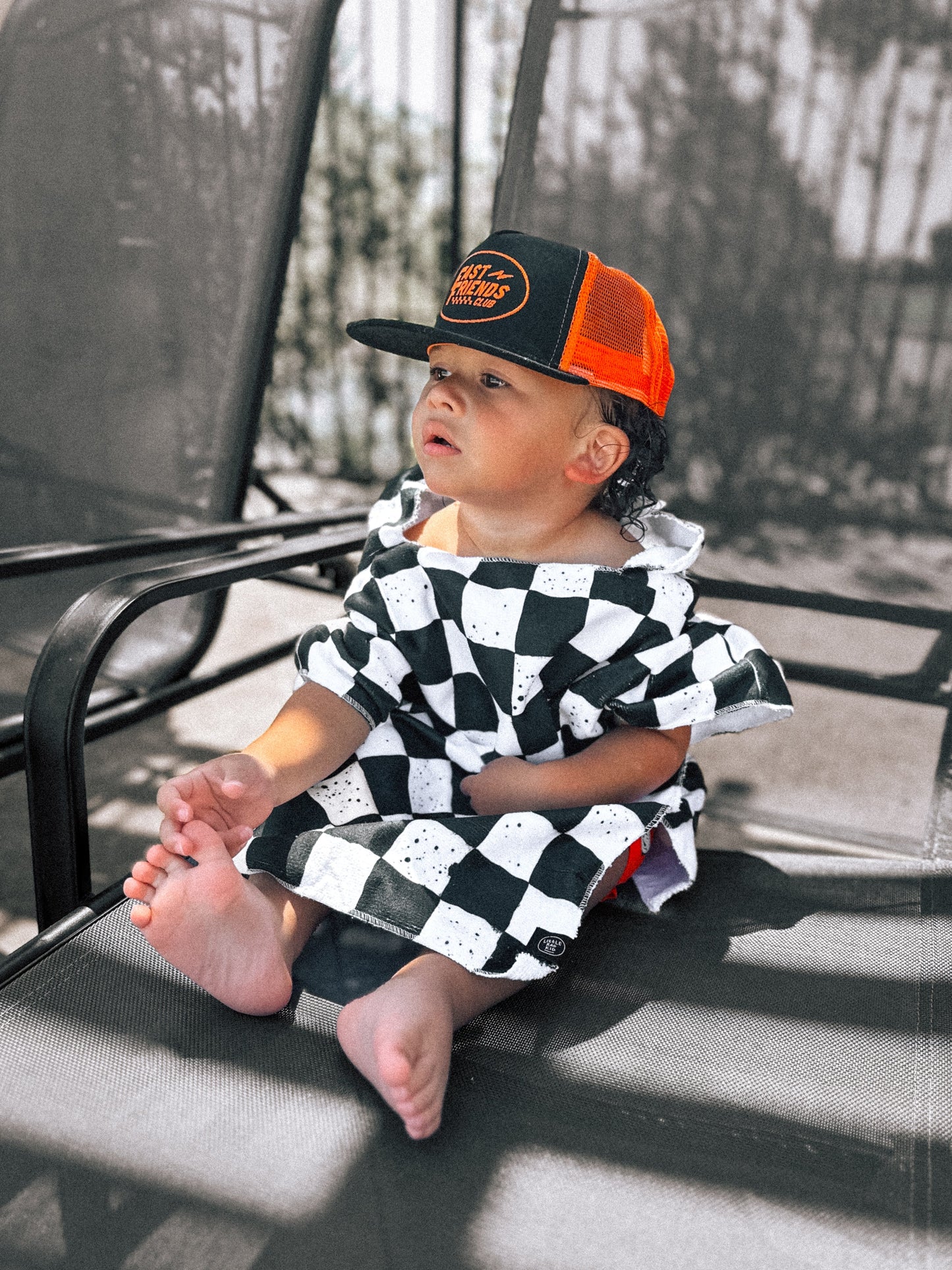 Classic checks | hooded towel