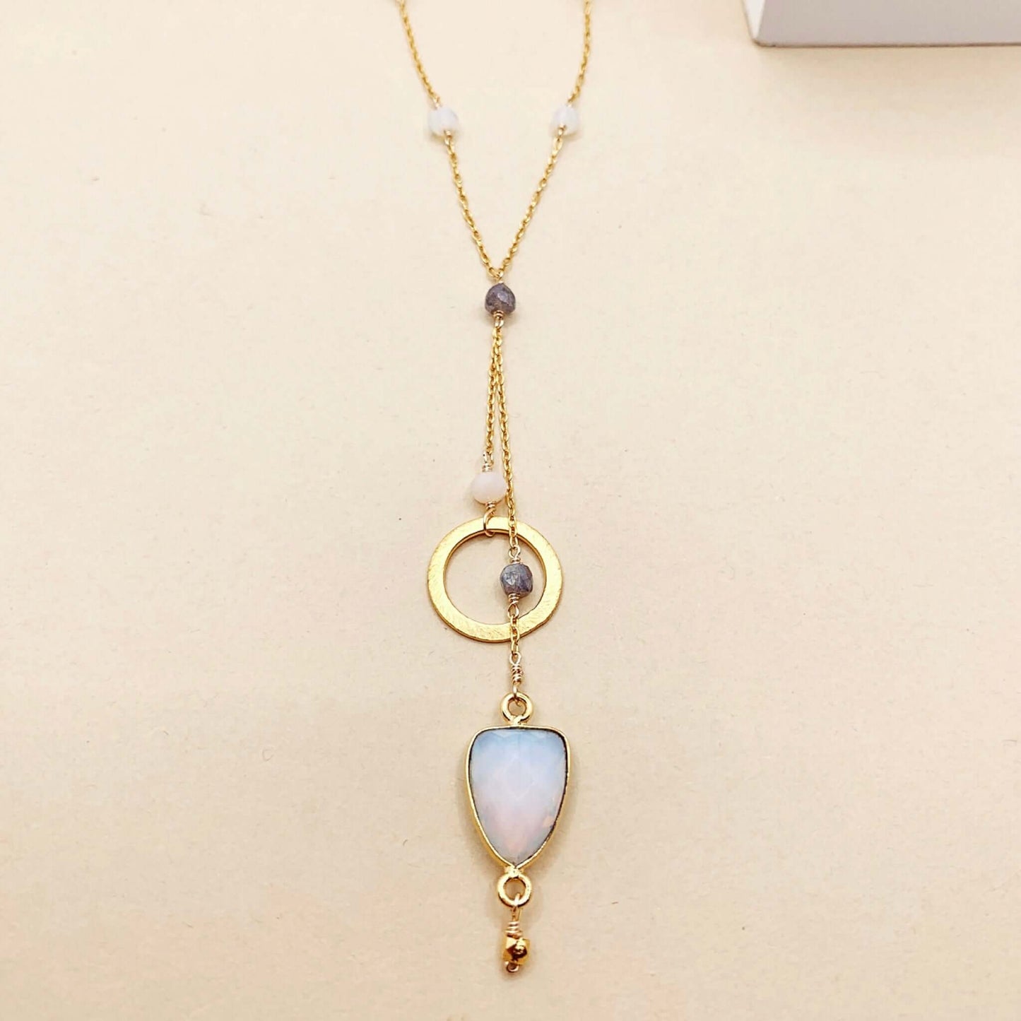 Opal Quartz Ballet Necklace