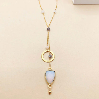 Opal Quartz Ballet Necklace