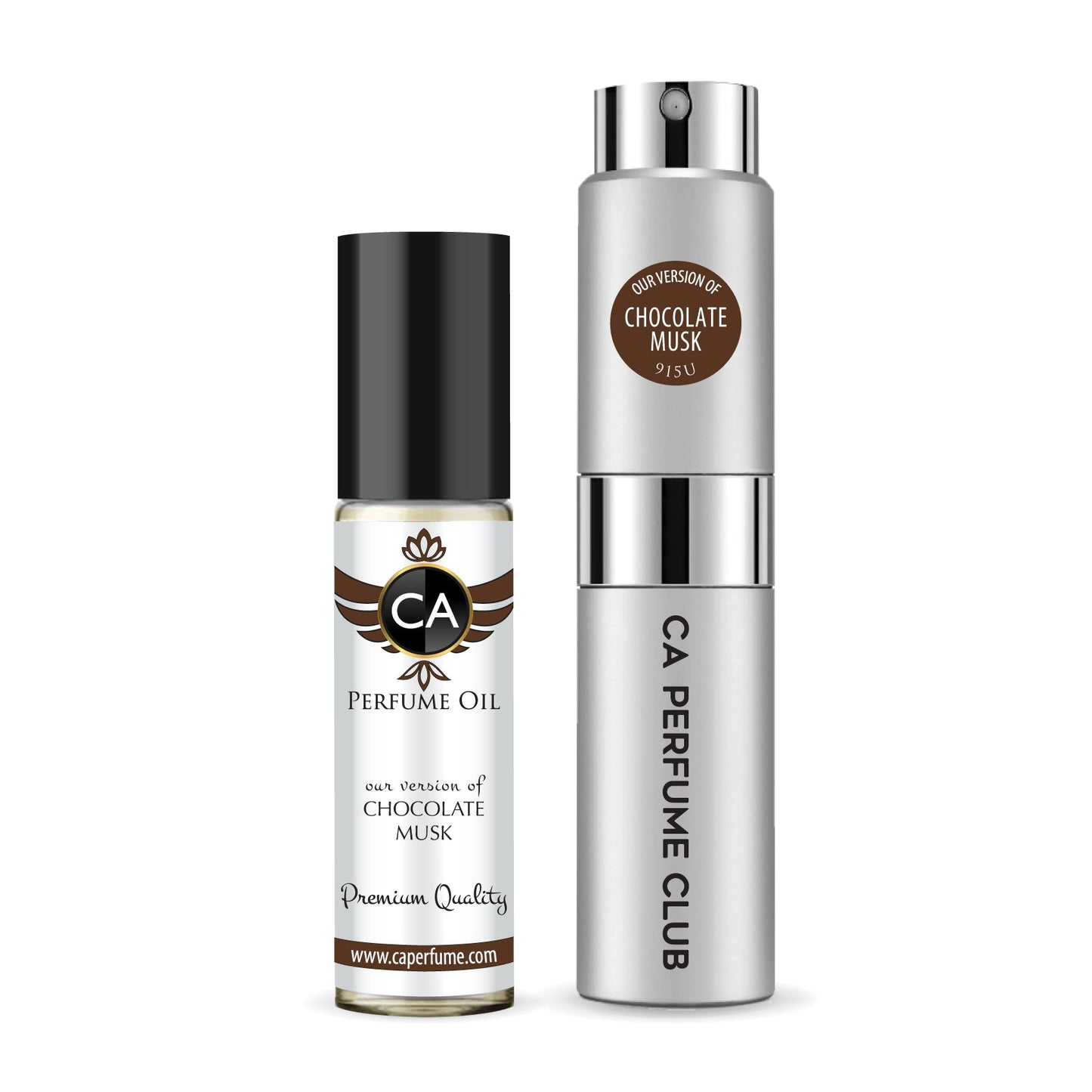 915- Chocolate Musk Duo Set Fragrance Oil and Perfume Spray Bundle