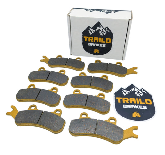 Can-Am Defender MAX HD7 HD8 HD9 HD10 6x6 & PRO 2017-2025 Ceramic Brake Pad Set