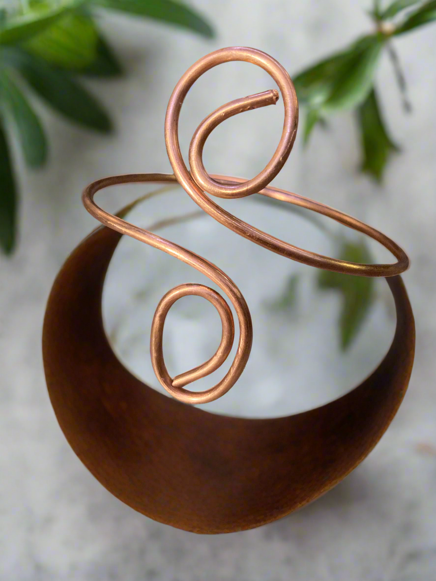 .999 Copper arm band (solid)