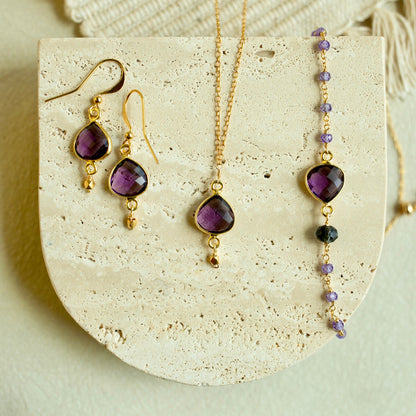 Amethyst Ballet Bracelet