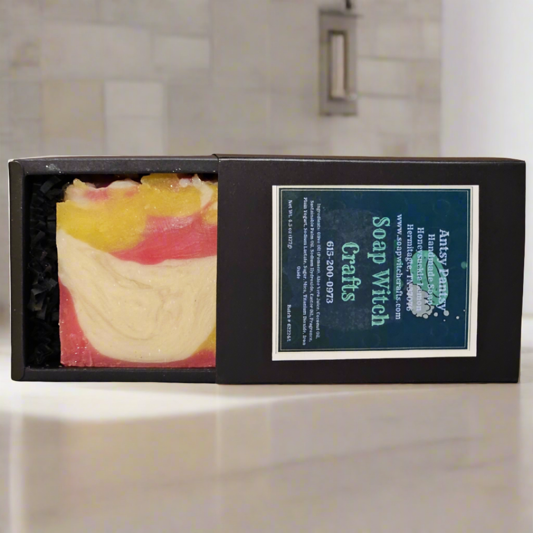 Antsy Pantsy Aloe Vera Bar Soap - Honeysuckle Lemon