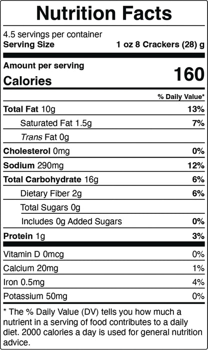 AIP Rosemary Garlic Crackers (price per box)