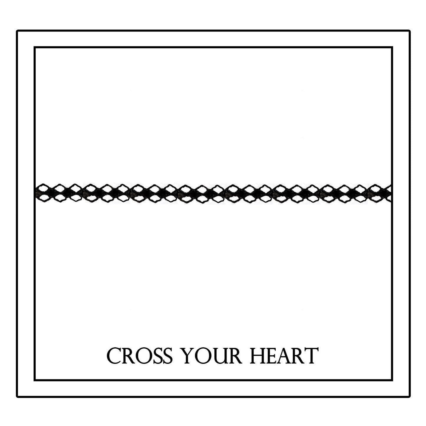 Leave Your Mark Collection "Cross Your Heart" Stitch  Pillowcase