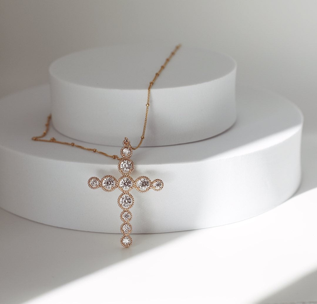 Old World Cross Necklace