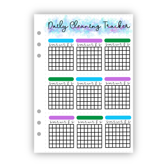 Daily Cleaning Tracker