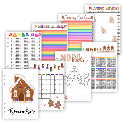 2025 Individual Monthly Holiday Pages