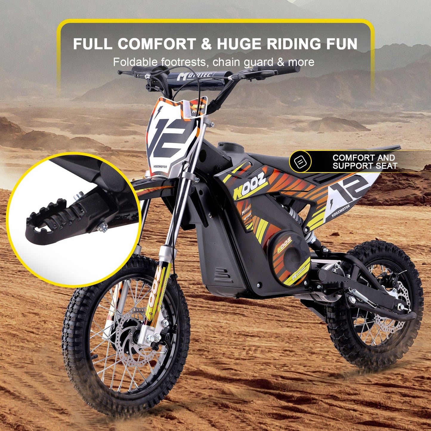 36V Lithium Mini Dirt Bike 1000W