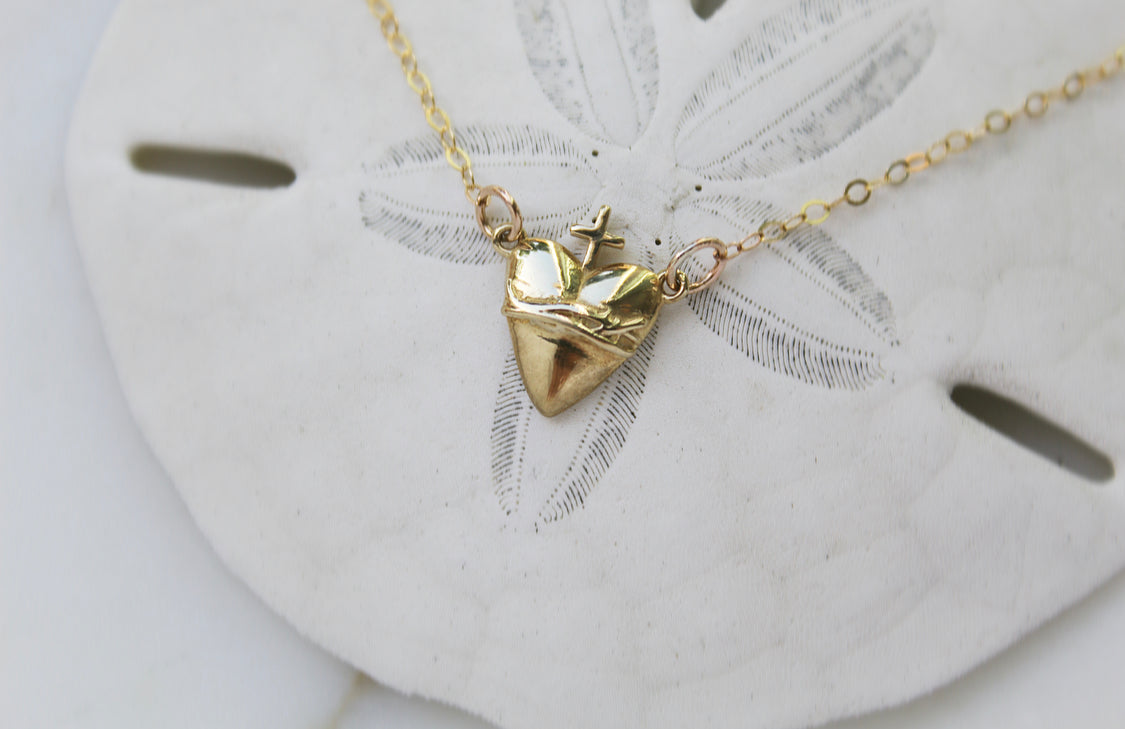 Holy Hearts™ Sacred Heart of Jesus Necklace