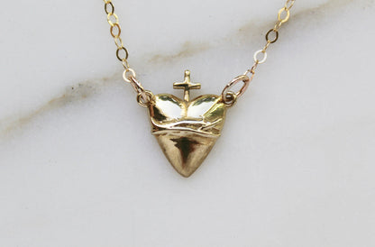 Holy Hearts™ Sacred Heart of Jesus Necklace