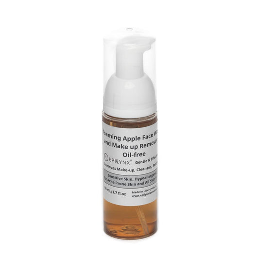 Gentle, Oil-Free Foaming Apple Cleanser for Sensitive & Acne-Prone Skin | Vegan, allergen-friendly, sulfate & paraben free | Purifying, hydrating face wash for all skin types