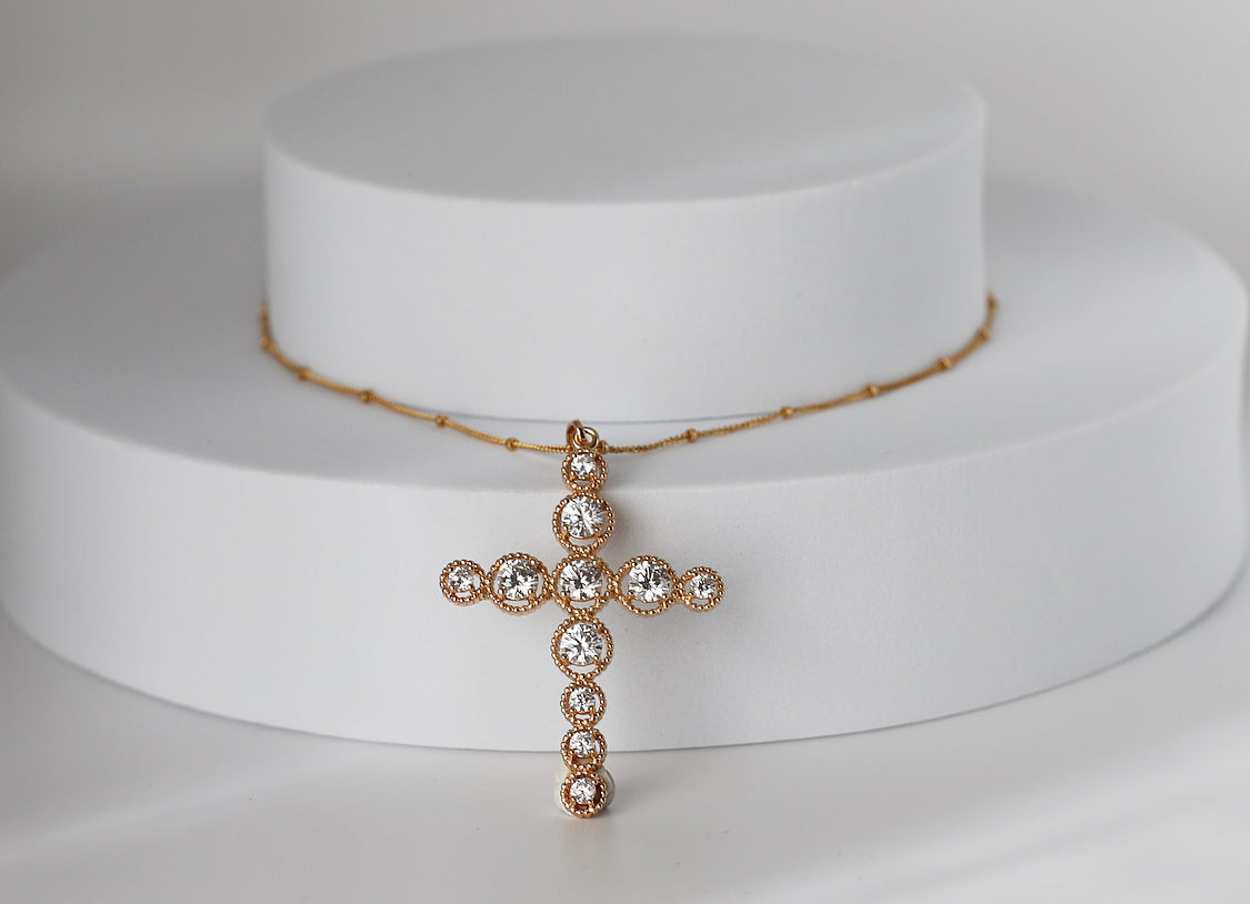 Old World Cross Necklace
