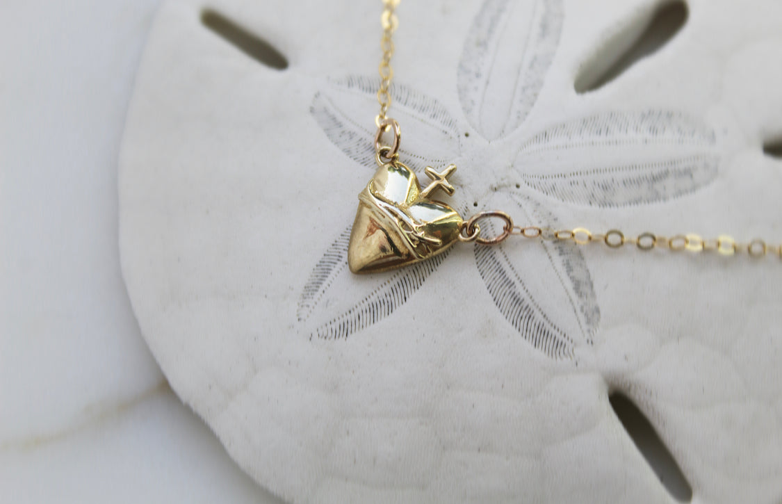 Holy Hearts™ Sacred Heart of Jesus Necklace