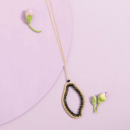 Black Spinel Freestyle Jewelry Set