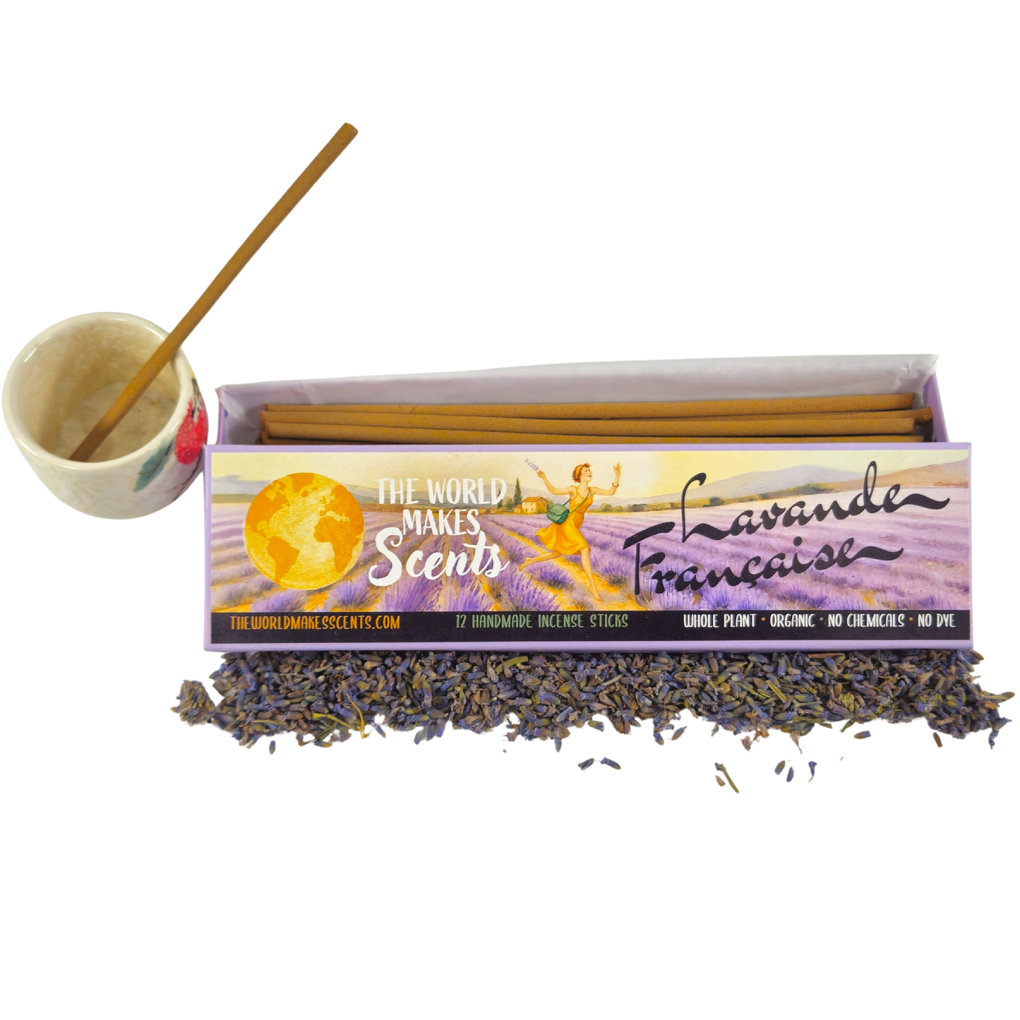 French Lavender Organic Incense Sticks