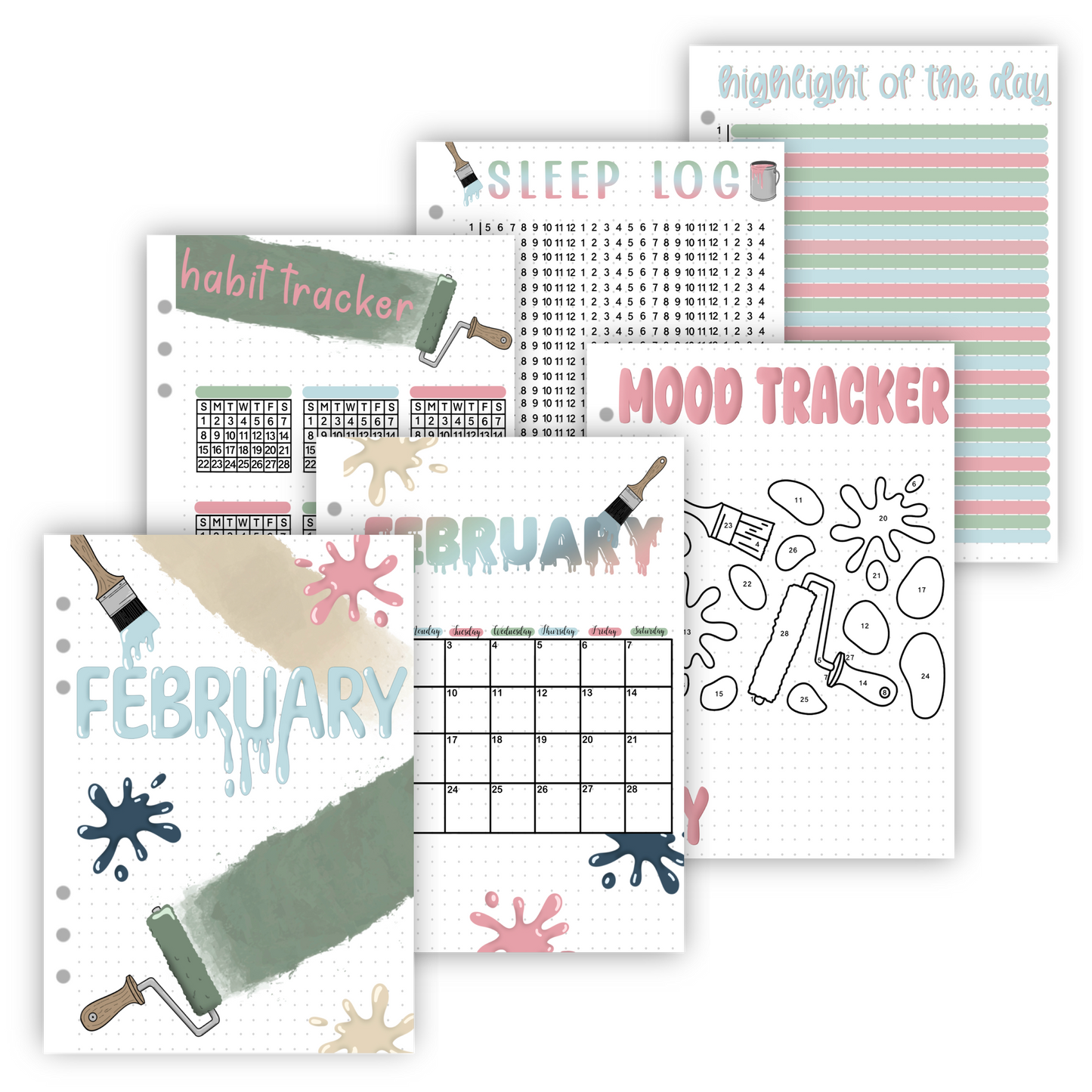 2026 Monthly Page Sets