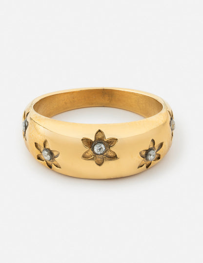 Floral Dome Ring