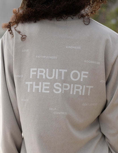 Fruit of the Spirit Grey LS Unisex Tee