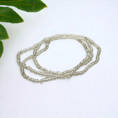 White Beaded Belly Chain