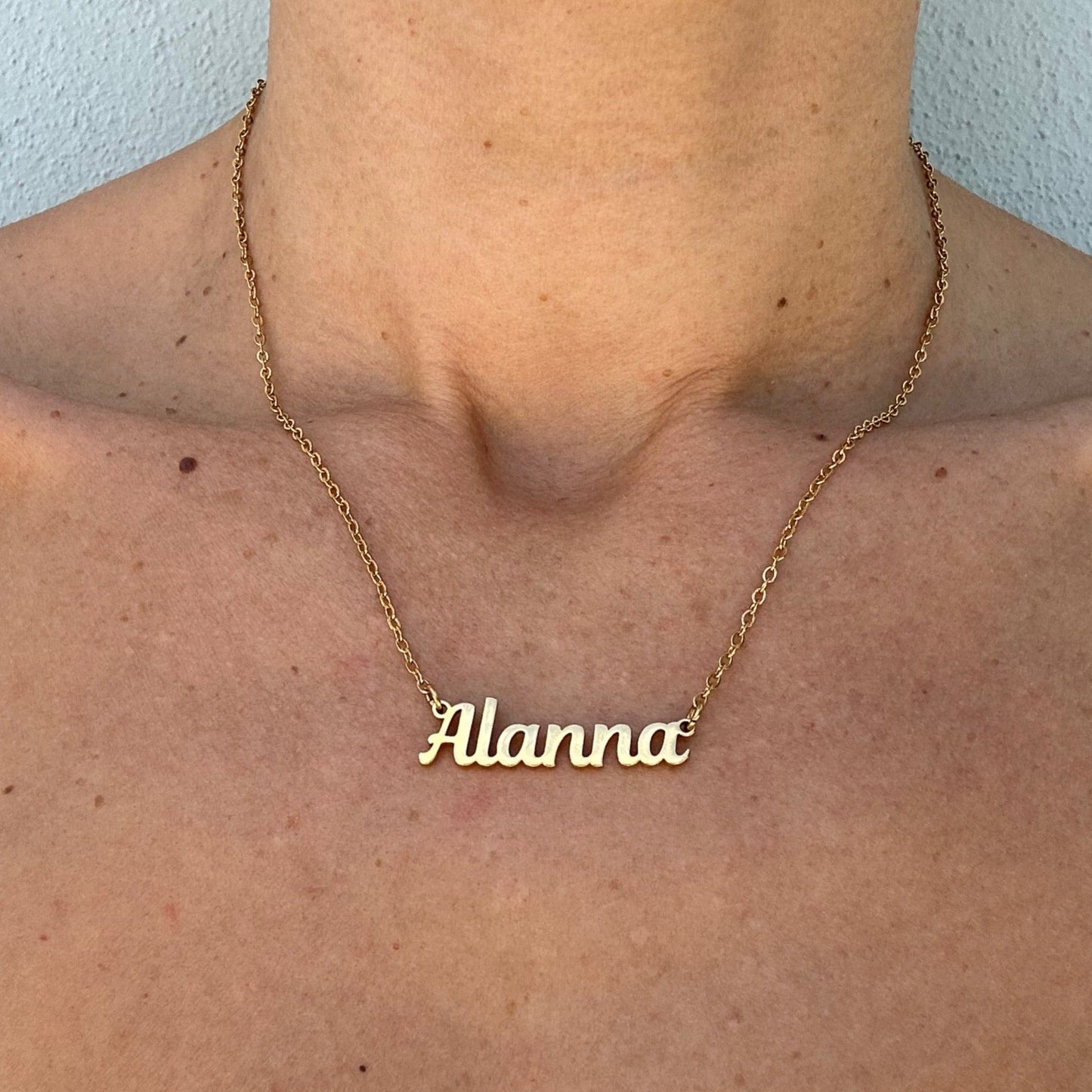 Custom Bold Nameplate Necklace