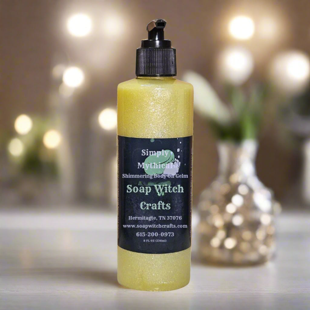 Simply Mythical Shimmering Body Oil Gel - Rose Maple Zest