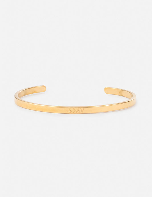 Gold Highs and Lows Cuff Bracelet
