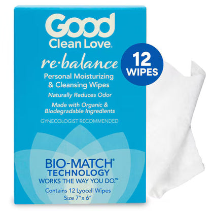 GOOD CLEAN LOVE Rebalance Personal Moisturizing & Cleansing Wipes