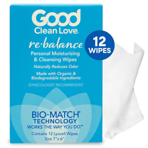 GOOD CLEAN LOVE Rebalance Personal Moisturizing & Cleansing Wipes