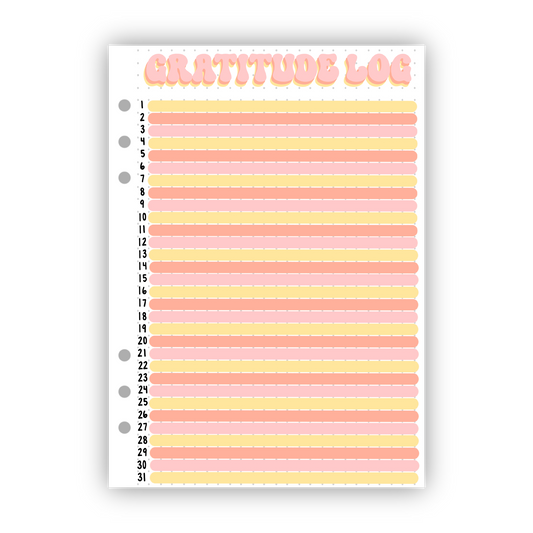 Gratitude Log