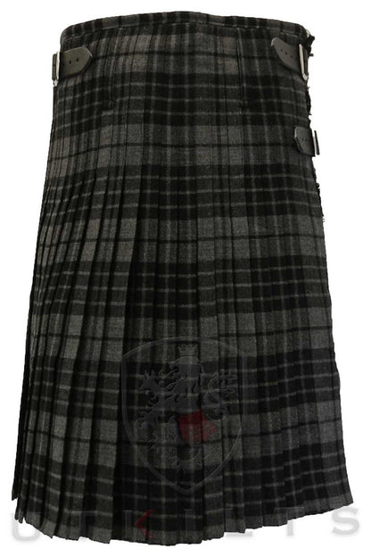 Traditional Kilt - Premium Wool, Gray Watch